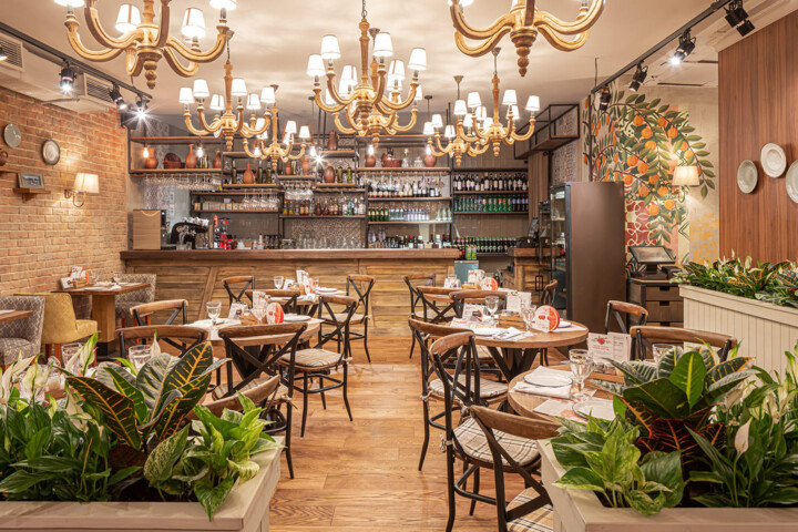 Интерьер ресторана Джонджоли