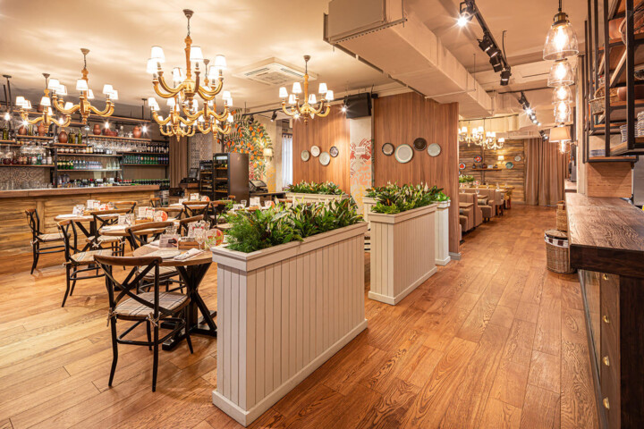 Интерьер ресторана Джонджоли