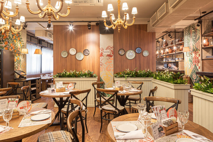 Интерьер ресторана Джонджоли