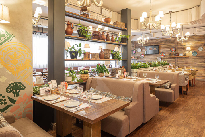 Интерьер ресторана Джонджоли