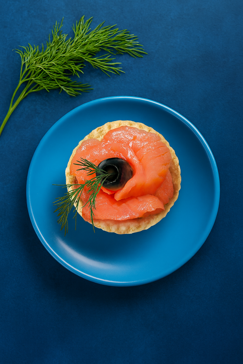 Тарталетки с лососем с/с (6 шт)