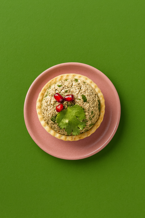 Тарталетки с пхали из фасоли (6 шт)