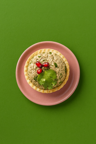 Тарталетки с пхали из фасоли (6 шт)