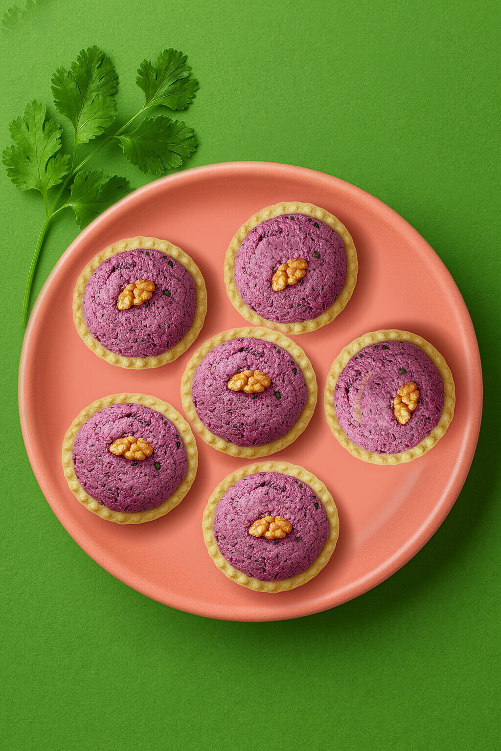 Тарталетки с пхали свекла/капуста (6 шт)