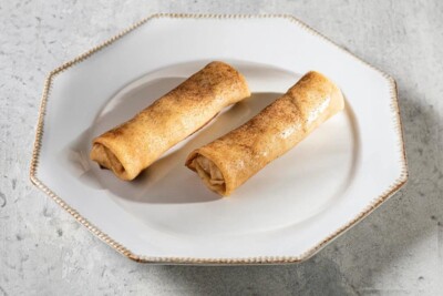 Блины с яблокам и корицей