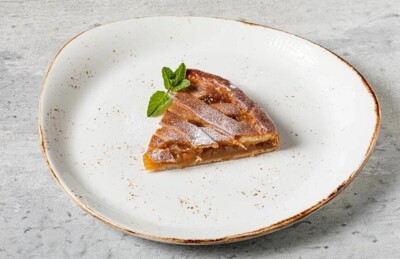 Пост: Пирог с яблоком и корицей