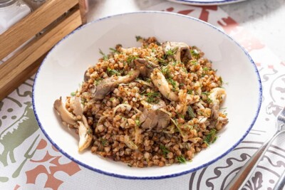 Пост: Гречка с грибами