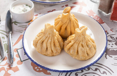 Пост: Хинкали с картошкой и грибами 3 шт. (жареные)