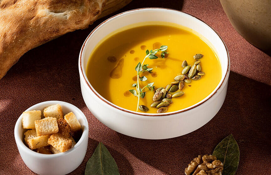 Пост: Тыквенный крем-суп