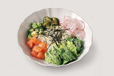 Поке лосось