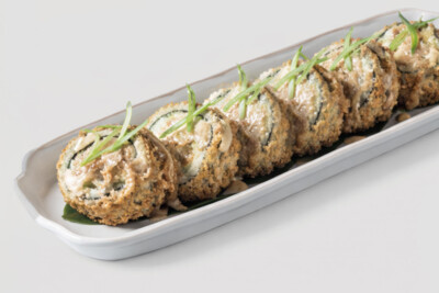 Горячий ролл креветка/угорь