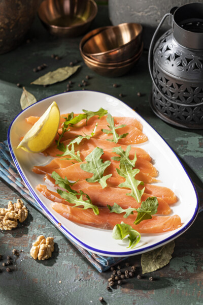 Филе лосося слабой соли