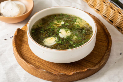 Холодный щавелевый суп